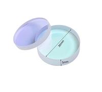 CO2 Laser Cutter Focus Focal Lens 5 uds lentes de protección láser 30x5mm ventanas protectoras Precitec 1064nm JGS1 sílice óptica for máquina de corte láser de fibra (Color : 30x5 (6KW)-5pcs)