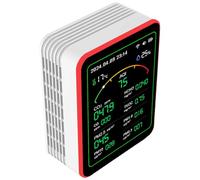 CO2 PM2.5 Medidor de prueba de humedad y temperatura de formaldehído TVOC, detector de cualidades del aire, medidor de contaminación, detectores de contaminación