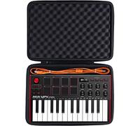 co2CREA Duro Viajar caja estuche funda para AKAI Professional MPK Mini MK3 / MPK Mini Play Teclado controlador MIDI USB (solo caso)