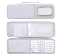co2CREA Duro Viajar Caja Estuche Funda para Apple Magic Keyboard con Teclado numérico(Se Puede almacenar Magic Mouse) (Solo Estuche,Case Only no Contiene Juego de Teclado/ratón)