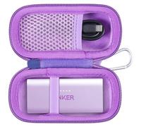 co2CREA Duro Viajar Caja Estuche Funda para Banco de energía Anker 621,La Funda Protectora es Compatible Anker Cargador portátil 5000mah 12w(Funda Solo)