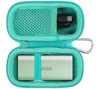 co2CREA Duro Viajar Caja Estuche Funda para Banco de energía Anker 621,La Funda Protectora es Compatible Anker Cargador portátil 5000mah 12w(Funda Solo)