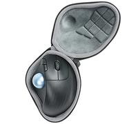 co2CREA Duro Viajar Caja Estuche Funda para Logitech M570 ratón inalámbrico | Estuche rígido compacto de EVA para ratón, correa de mano ligera para fácil transporte.
