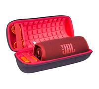 co2CREA Duro Viajar Estuche Funda para JBL Charge 4 / JBL Charge 5 Altavoz inalámbrico portátil con Bluetooth (Caja Solo) (Rojo)