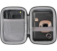 co2CREA Duro Viajar Fundas Caso Cubierta Estuche para Fujifilm instax Mini LiPlay/LiPlay 2(Negro)