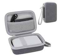 co2CREA Duro Viaje Estuche Bolso Funda para FUJIFILM Instax Mini Link Portable Bluetooth Wireless Smartphone Printer (Gris/Blanco)