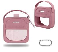 co2CREA Funda de Silicona con Mosquetón para Bose Novedad SoundLink Micro (2.ª generación) Altavoz Bluetooth portátil, Funda Protectora Ultra-Ligera Portátil