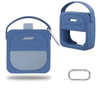 co2CREA Funda de Silicona con Mosquetón para Bose Novedad SoundLink Micro (2.ª generación) Altavoz Bluetooth portátil, Funda Protectora Ultra-Ligera Portátil