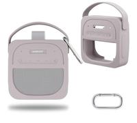 co2CREA Funda de Silicona con Mosquetón para Bose Novedad SoundLink Micro (2.ª generación) Altavoz Bluetooth portátil, Funda Protectora Ultra-Ligera Portátil