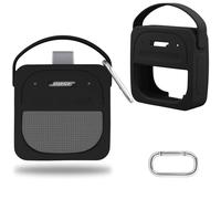 co2CREA Funda de Silicona con Mosquetón para Bose Novedad SoundLink Micro (2.ª generación) Altavoz Bluetooth portátil, Funda Protectora Ultra-Ligera Portátil