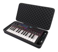 co2CREA Funda de Viaje para Akai MPK Mini IV Teclado Controlador | Carcasa rígida de EVA, protección a prueba de golpes, espacio para accesorios, solo funda