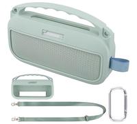 co2CREA Funda Protectora de Silicona Compatible para Altavoz Bluetooth Bose SoundLink Flex 2 Gen(Incluido Silicona + mosquetón + Bandolera (Altavoz no Incluido)