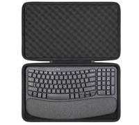 co2CREA Funda Protectora para Wave Keys Wireless Ergonómico Teclado | Estuche de Almacenamiento Protector, Shell EVA, Caso Solo