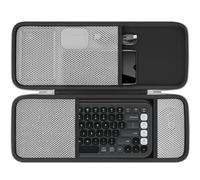 co2CREA Funda rígida compatible con Logitech POP ICON Combo, teclado Bluetooth y mouse Combo (funda blanca grafito)