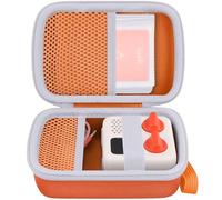 co2CREA Funda rígida compatible con Yoto Mini edición 2024 para niños, reproductor de música de audio para niños, bocina, reproduce, tarjetas de audiolibro, radio y tarjetero, capacidad para hasta 36