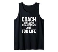 Coach Building Champions For Life Motivational Camiseta sin Mangas