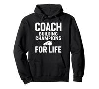 Coach Building Champions For Life Motivational Sudadera con Capucha