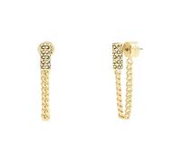COACH Chaqueta acolchada con aretes de tubo para mujer