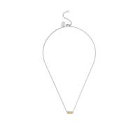 Coach Collar con colgante de tubo acolchado para mujer, Talla única, Latón, No es una piedra preciosa