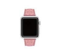 Coach Correa para Apple Watch, compatible con Apple Watch de 38 mm, 40 mm, 41 mm, correa de silicona intercambiable, aspecto elegante, personaliza tu estilo