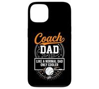 Coach Dad Like A Normal Dad Only Cooler Baseball Sports Carcasa para iPhone 13