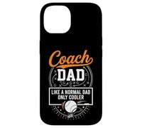 Coach Dad Like A Normal Dad Only Cooler Baseball Sports Carcasa para iPhone 14