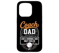 Coach Dad Like A Normal Dad Only Cooler Baseball Sports Carcasa para iPhone 15 Pro