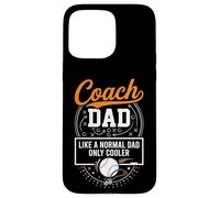 Coach Dad Like A Normal Dad Only Cooler Baseball Sports Carcasa para iPhone 15 Pro MAX