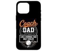Coach Dad Like A Normal Dad Only Cooler Baseball Sports Carcasa para iPhone 16 Pro MAX