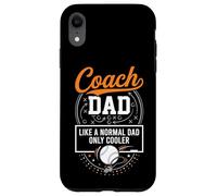 Coach Dad Like A Normal Dad Only Cooler Baseball Sports Carcasa para iPhone XR