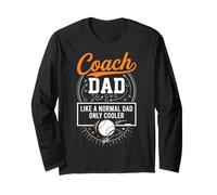 Coach Dad Like A Normal Dad Only Cooler Baseball Sports Manga Larga