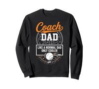 Coach Dad Like A Normal Dad Only Cooler Baseball Sports Sudadera