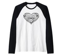 Coach Definition - Camiseta de Entrenador para Hombre, Divertida Camiseta Manga Raglan