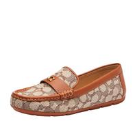Coach Driver C esculpido para mujer en jacquard textil característico, Cocoa/ámbar bruñido, 41.5 EU