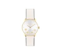 Coach Elliot - Reloj de cuarzo 2H para mujer, con piel auténtica, resistente al agua hasta 3 ATM/30 metros, moda premium, diseño minimalista clásico para uso diario, 28 mm (pequeño), Tiza
