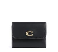Coach Essential Monedero negro, cuero, mujer