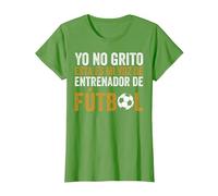 Coach Esta Es Mi Voz De Entrenador De Fútbol Camiseta, Mujer, Hierba, XS