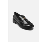 Coach glazed leather penny loafer 41 Negro