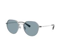 Coach Hombre Sunglass HC7179 CAE81 - Color del Marco: Plateado Brillante, Color de la Lente: Gris liso