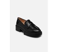 Coach Leah Leather Loafer Pump 40 Negro