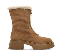 Coach - Leah Platform Zip Bootie - Shoes - Mujer - Beige - 37 EU -