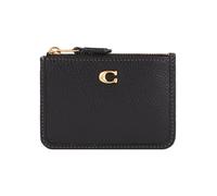 COACH Mini Skinny Estuche para llave Piel natural 11 cm negro