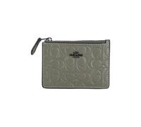 Coach Mini Skinny Id Case In Signature Leather Light Fern Talla: OS | Billeteras Outlet | Mujer |