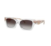 Coach Mujer Sunglass CDP49 - Color del Marco: Gris Transparente, Color de la Lente: Gris Degradado
