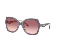 Coach Mujer Sunglass CW225 - Color del Marco: Violeta lechoso/Campo floral, Color de la Lente: Morado y rosa degradado
