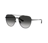 Coach Mujer Sunglass HC7182 CBZ89 - Color del Marco: Negro Brillante, Color de la Lente: Gris Degradado