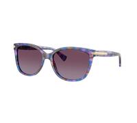 Coach Mujer Sunglass HC8132 L109 - Color del Marco: Morado, confeti y tortuga, Color de la Lente: Morado Degradado