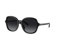 Coach Mujer Sunglass HC8360U CH557 - Color del Marco: Negro, Color de la Lente: Polar Gris Degradado