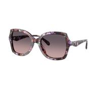 Coach Mujer Sunglass HC8410U CW225 - Color del Marco: Carey perla amatista, Color de la Lente: Smoke Purple Gradient