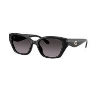 Coach Mujer Sunglass HC8434U CBY91 - Color del Marco: Negro, Color de la Lente: Polarized Gris Degradado